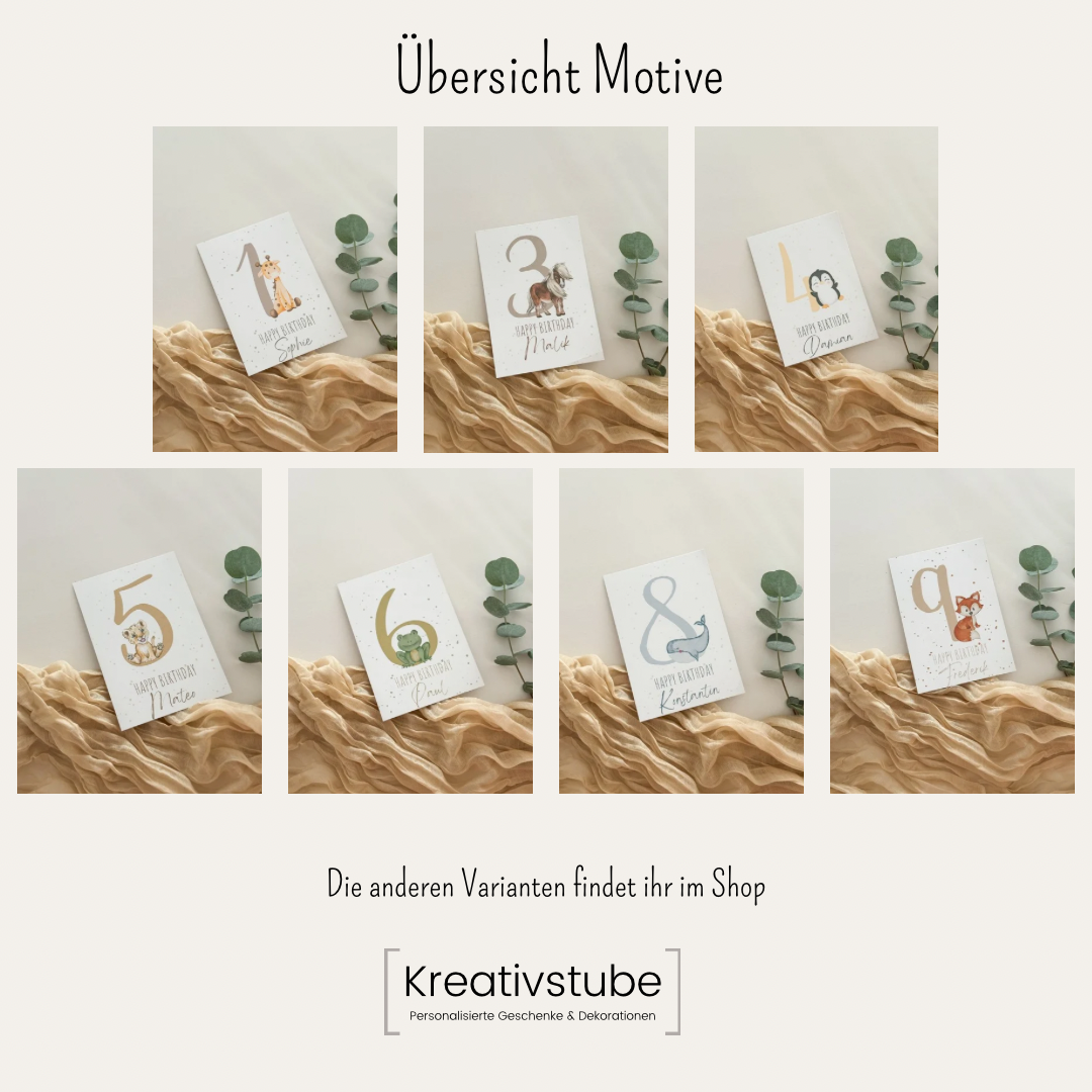 GEBURTSTAGSKARTE | FROSCH