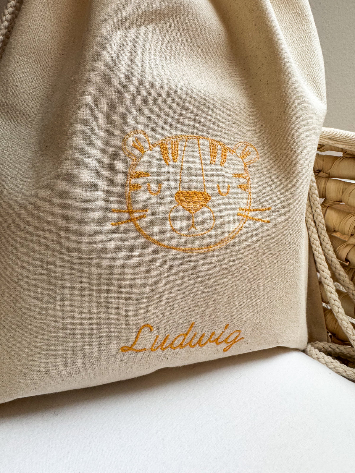 PERSONALISIERTER TURNBEUTEL | TIGER