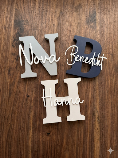 Personalisierter Buchstabe mit Name | 3D DRUCK
