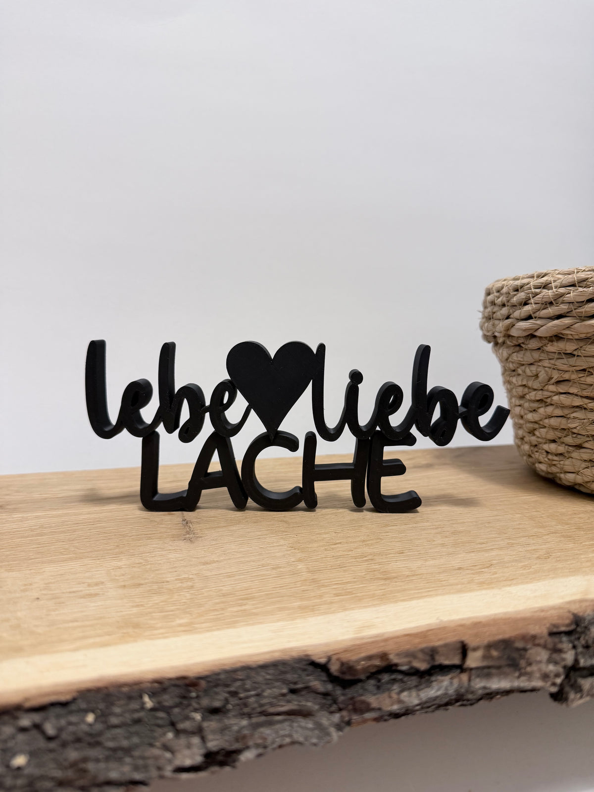 LEBE LIEBE LACHE | 3D DRUCK