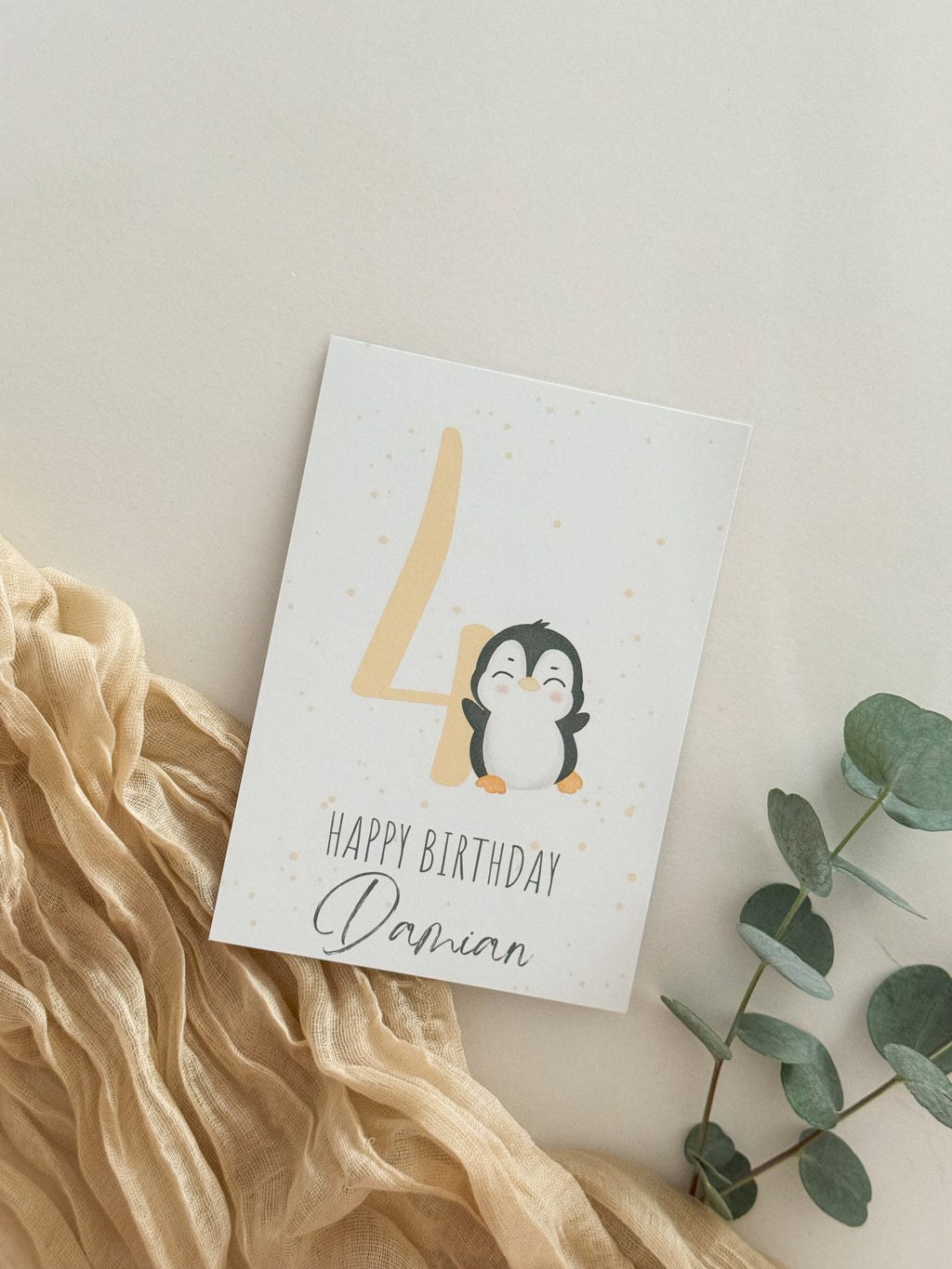 GEBURTSTAGSKARTE | PINGUIN