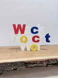 WECK WOSCHT WOI Schriftzug | Karneval | Fastnacht | Deko | minimalistische Deko | für Regal, Büro, Wohnbereiche | Geschenk | 3D Druck