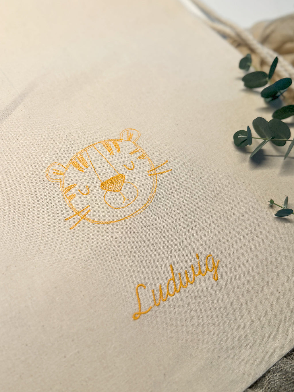 PERSONALISIERTER TURNBEUTEL | TIGER